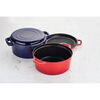 Cast Iron, 6.5 qt, Braise + grill deep, Dark Blue - Factory Second, small 7