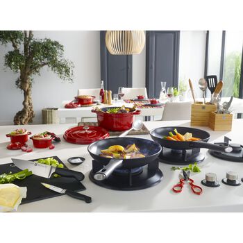 Kızartma Tavası Y&uuml;ksek Kenarlı | Al&uuml;minyum | 24 cm,,large 2
