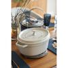 La Cocotte, 23 cm oval Cast iron Cocotte white truffle, small 2