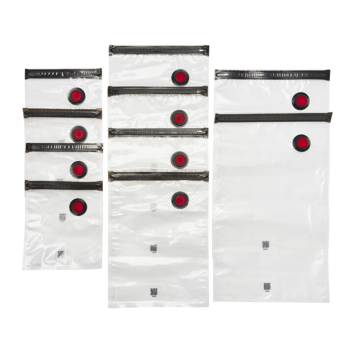 Fresh & Save, S/M/L / 10 Piece Vacuum Bag Set Small Medium Large, , large 2