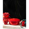 Cast Iron, 7 qt, Round, Cocotte, Cherry - Factory Second, small 9