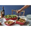 Ceramique, Rectangular Baking Dish Set Cherry 3 Piece, small 2