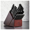 Pro, 22-pc, Knife block set, Matte Black, small 3