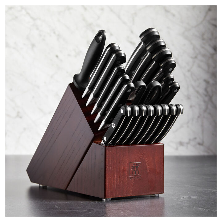 Pro, 22-pc, Knife block set, Matte Black, large 3