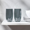 Sorrento Double Wall Glassware, 2-pc, Latte Glass Set, small 3