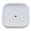Stoneware, 9-inch, Square, Covered Baking Dish, White, small 5