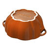 Stoneware, 0.5 qt, Pumpkin, Petite Dutch Oven, Burnt Orange, small 5