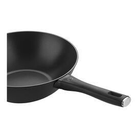 Wok 30 cm, Alumínio, Preto