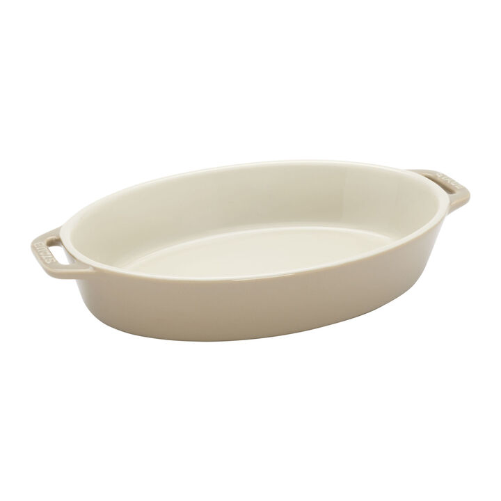 Stoneware, 4-pc, Mixed Baking Dish Set, Sesame, large 4