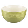Ceramique, 14 cm / 6 Piece ceramic Macaron large bowl set, mixed Colours, small 7