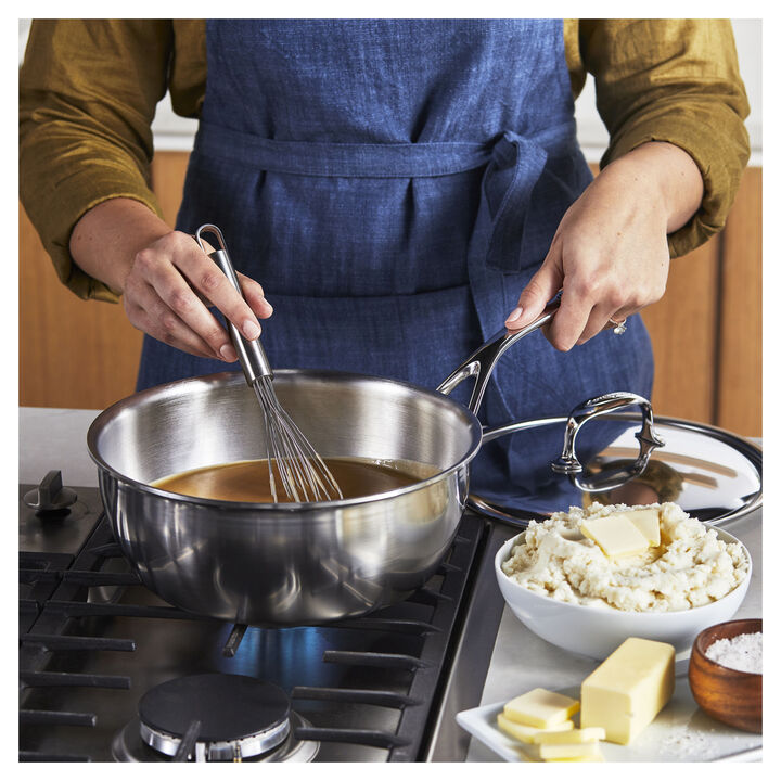 Atlantis, 3.5 qt Saucier, 18/10 Stainless Steel , large 2