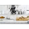 All * Star, 7-pcs, Bloc de couteaux, Argent, Blanc, small 2