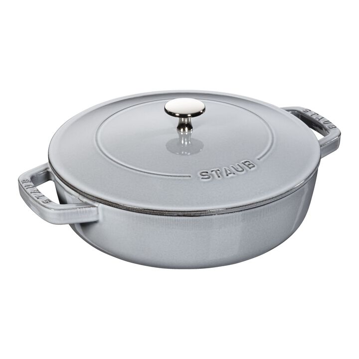 Braisers, Caçarola baixa para saltear Chistera 24 cm, Ferro fundido, large 1
