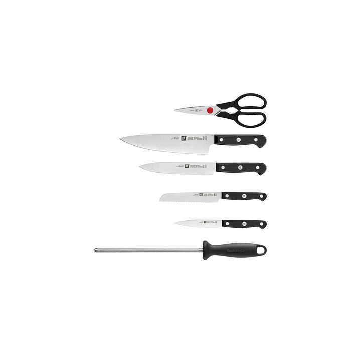 Gourmet, 7-pcs, Bloc de couteaux, Nature, large 2