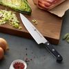 Gourmet, 7 Piece, Knife block set, black, small 8