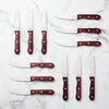 12-pc, Serrated Steak Knife Set With Dark Pakka Wood Handle, small 2