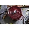 La Cocotte, 3.7 l cast iron round Cocotte, grenadine-red - Visual Imperfections, small 7