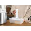 Set bo&icirc;tes sous-vide & pompe, 7-pcs. /L flat, semi transparent-gris / blanc, Plastique, small 5