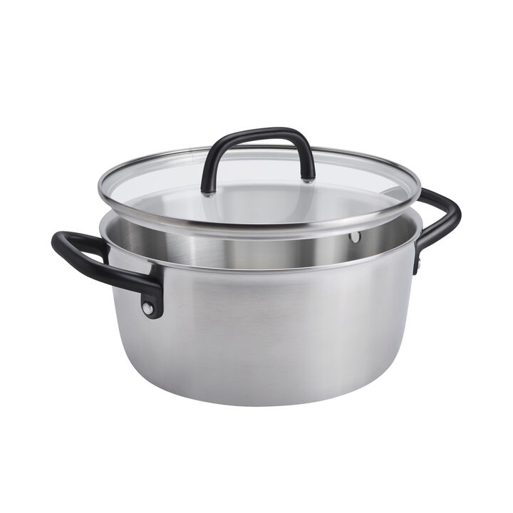 Milano Stainless Steel, 7-pc, Stainless Steel, Cookware Set, large 3