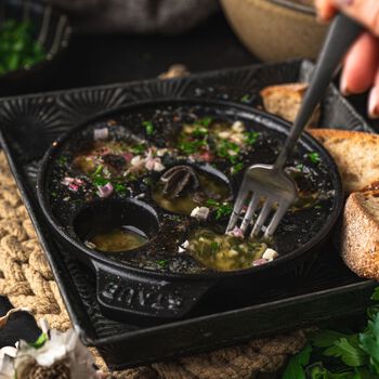 Escargot Tabağı | d&ouml;k&uuml;m demir | 14 cm,,large 3