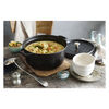 Cast Iron, 4 qt, Round, Dutch Oven, Matte Black - Factory Second, small 2