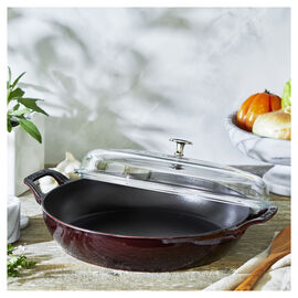 3.5 qt, Braiser With Glass Lid, Grenadine