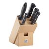 Gourmet, Set di coltelli con ceppo, 6-pz., naturale, small 1