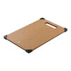 Set di taglieri con supporto, 4-pz. / S/M/L, marrone / nero, Fibra di Legno, small 2