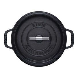 4 qt, Round, Dutch Oven Buster And Punch, Matte Black