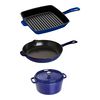 4 Piece, Mixed set, dark-blue, small 1