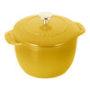 La Cocotte, 16 cm round Cast iron Rice Cocotte citron, small 1