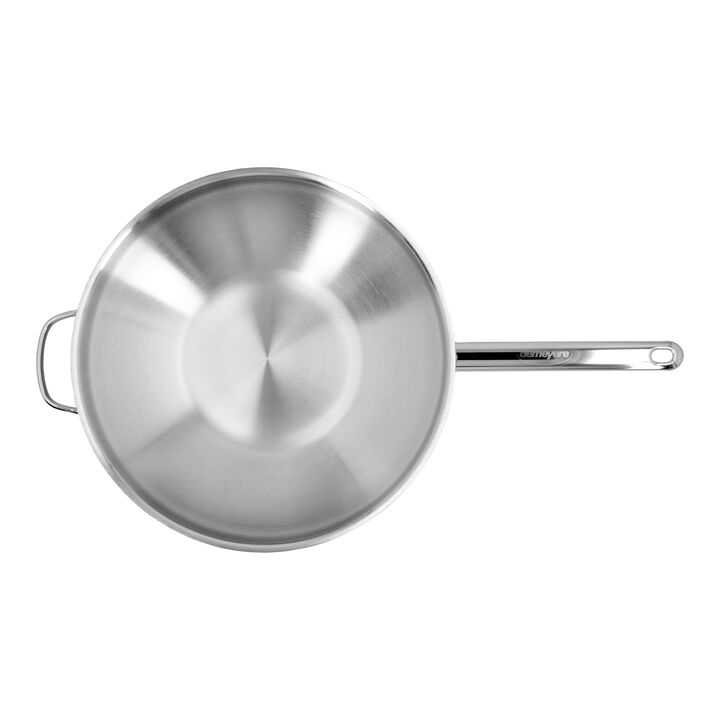 Apollo 7, Wok flacher Boden 32 cm, 18/10 Edelstahl, large 2
