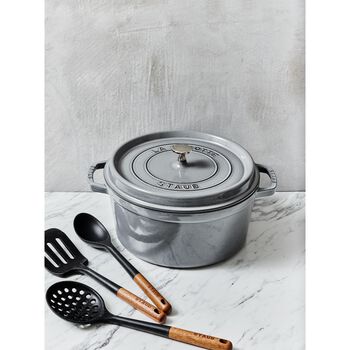 D&ouml;k&uuml;m Tencere | Grafit Gri | 34 cm | 12,5 l | yuvarlak,,large 8