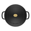 Bellamonte, Cocotte rotonda - 24 cm, nero, small 7