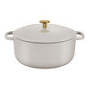 Bellamonte, Cocotte rotonda - 24 cm, avorio, small 2