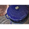 Cast Iron, 3.75 qt, Essential French Oven Lilly Lid, Dark Blue, small 7