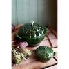 Cast Iron - Specialty Shaped Cocottes, 3.2 qt, Artichoke, Cocotte, Basil - Visual Imperfections, small 8