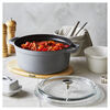 Cast Iron, 4 qt, Round, Glass Lid Dutch Oven, Graphite Grey, small 4