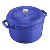 Cast Iron, 5 qt, Round, Tall Dutch Oven, Blueberry, small 1