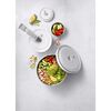 Fresh & Save BOWLS, Vacuum bowl set S/M/L / 13 Piece, glass, transparent-white, small 3