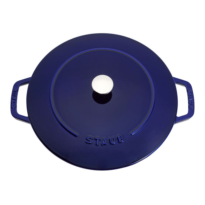 Cast Iron, 5 qt, Essential French Oven, Dark Blue, large 3