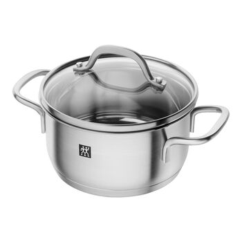 Sığ Tencere | 18/10 Paslanmaz &Ccedil;elik | 14 cm | Metalik Gri,,large 1