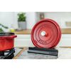 Cast Iron - Accessories, Lid Holder, Matte Black, small 5