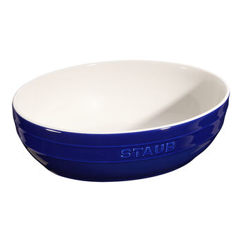 Kase Seti | seramik | 28 cm / 2-par&ccedil;a | Koyu Mavi,,large 3