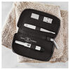 TWINOX, Zip fastener case, 3 Piece, calf leather, small 3