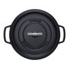 La Cocotte, Cocotte Buster+Punch rotonda - 28 cm, Nera, small 2