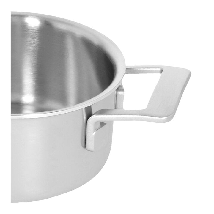 Industry 5, 16 cm 18/10 Stainless Steel Stew pot with lid silver, large 4