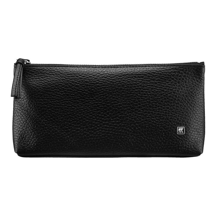 Lederen etui, 1-delig | Leer | Zwart, large 1
