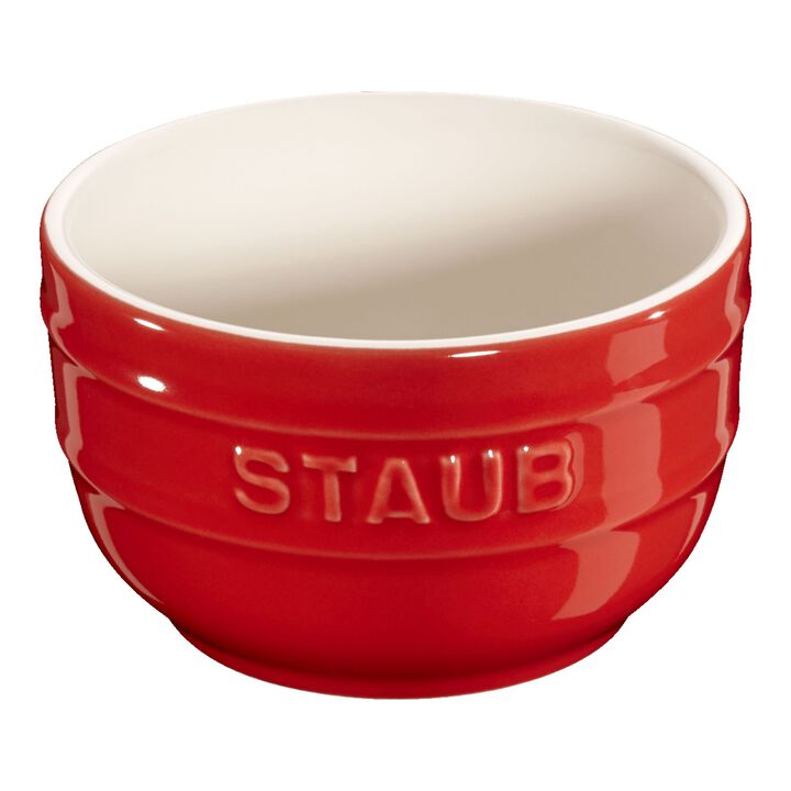 Stoneware, 3.5-inch / 2-pc, Prep Bowl Set, Cherry, large 1