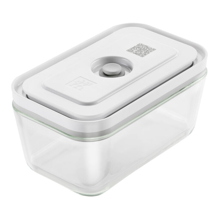 Fresh & Save, Conjunto inicial a vácuo, Vidro / S/M, 7-peças, Branco, large 4